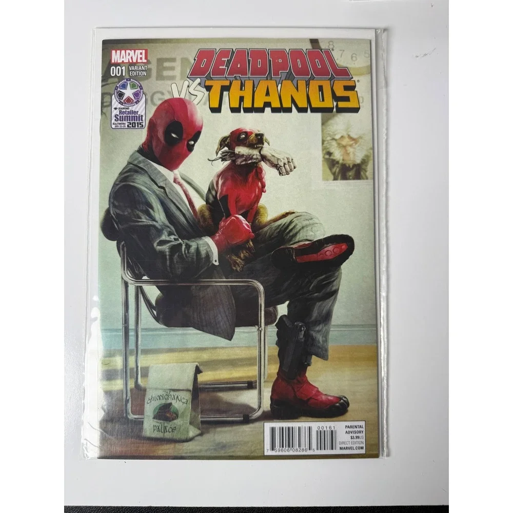Marvel Deadpool vs Thanos 1 Diamond Retailer Summit 2015 Variant Edition Comic